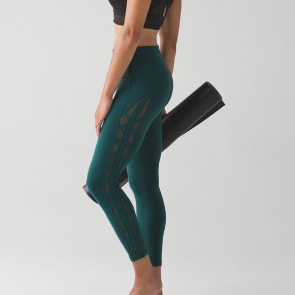 Lululemon High Times Pant (Rhythm) in Deep Green - Picture 3 of 7